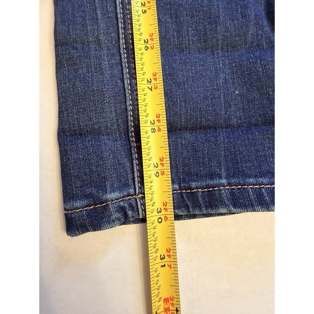 NWT Grace in LA Women's 28 Straight Leg Jeans Easy Fit Denim Stretch Distressed - Picture 14 of 15